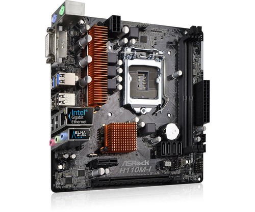 Mini placa base para ASRock H110M-I H110 es compatible con DDR4 32G DVI 1151PIN USB 3.0 - Imagen 4 de 5