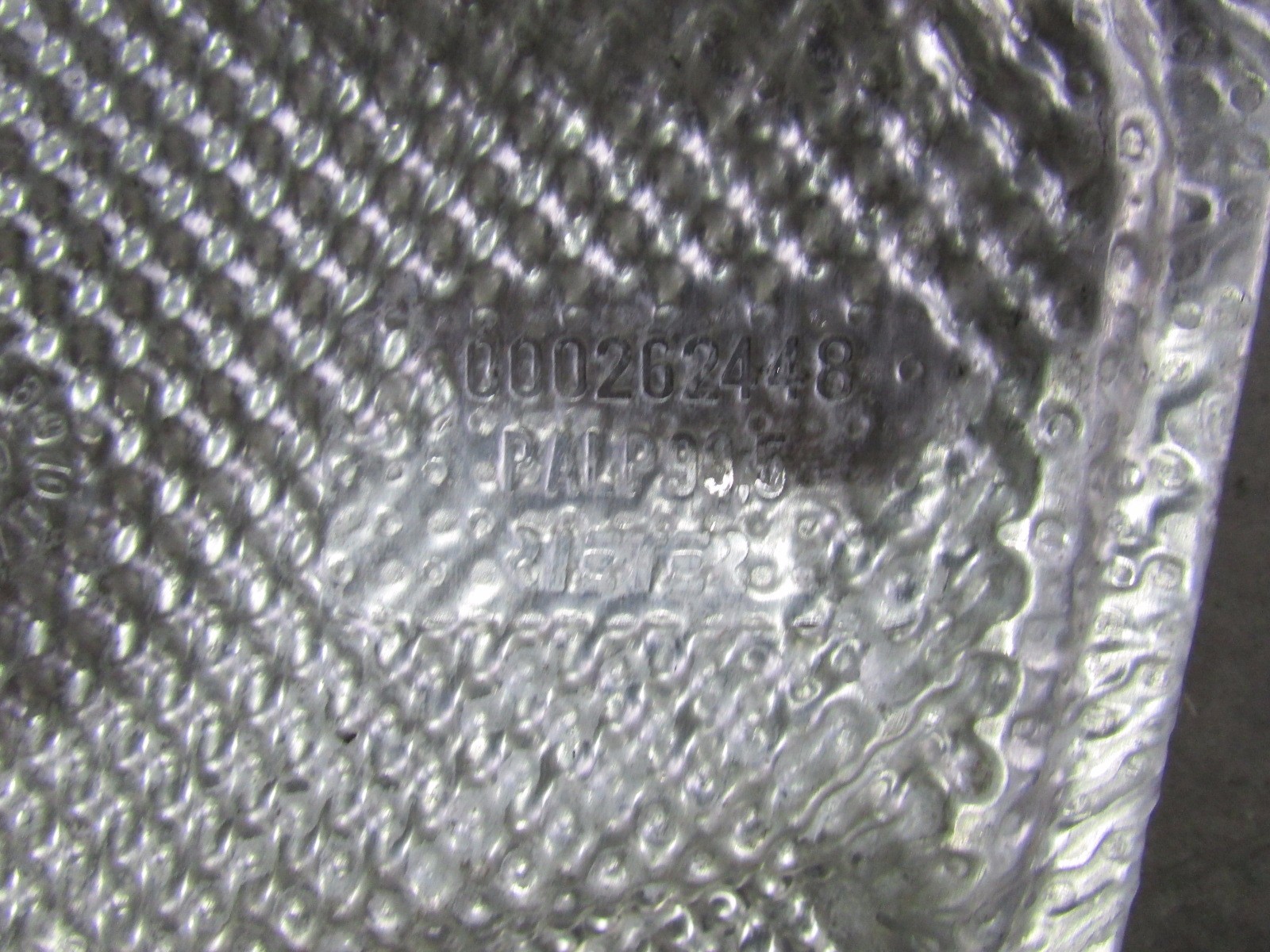 Ferrari 458 Italia, Speciale, Spider, CRB Heat Shield, Used, P/N 262448