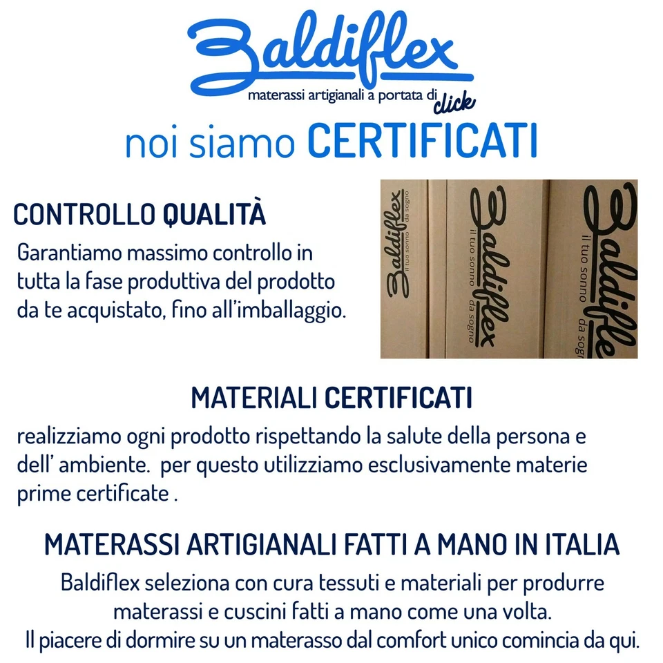 MATERASSO ORTOPEDICO SINGOLO 80x190 WATERFOAM POLIURETANO H 14 CM BASIC - Immagine 4 di 4