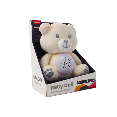 Baby Schlafmittel Bär Plüsch Kleinkind Nachtlicht Projektor mit beruhigendem Sound
