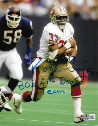 Roger Craig Signed 8x10 Photo Autographed BAS San Francisco 49ers Super Bowl 41