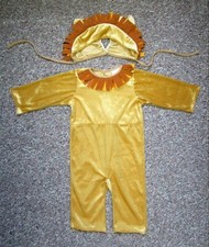 Lion Halloween Costume Infant Toddler 12 to 18 Months Jumpsuit with Headpiece