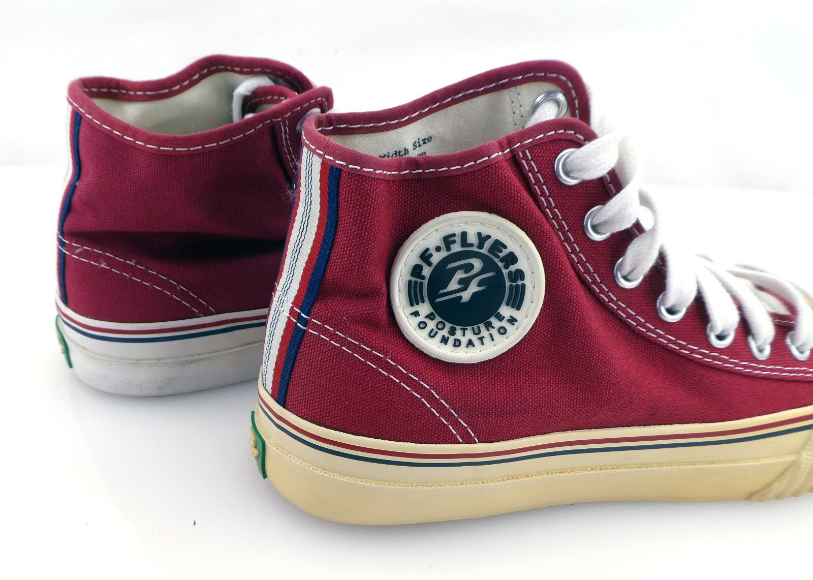 PF Flyers Shoes Center Reissue Hi Fuschia Pink/Red Sneakers Womens 6.5