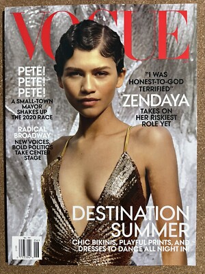 VOGUE USA Magazine Zendaya June 2019 Vintage US Fashion Kate Moss
