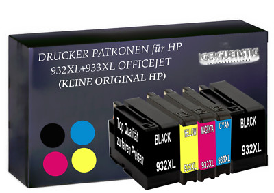 DRUCKER PATRONEN OFFICE JET für HP 932XL 933XL 7110 7510A 7610 6100 6600 6700 