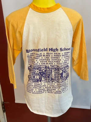 1983 Bloomfield MO Senior High School Medium Mens T-Shirt Randy Robey Aslin