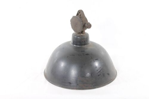 1 x alte Hängelampe Industrielampe Emaille Fabriklampe Lampe Leuchte - Picture 4 of 24