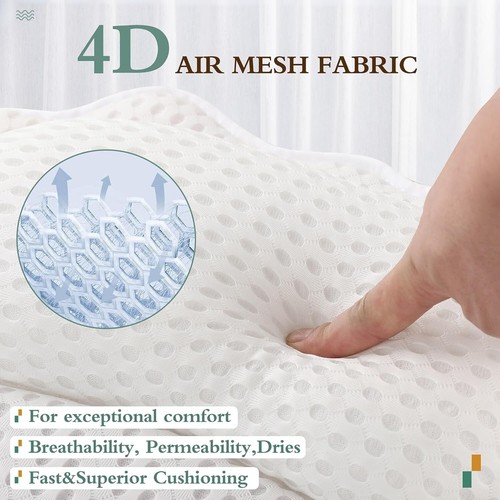 Bath Pillow Ergonomic Luxury bathtub pillow with head,Neck, Shoulder and back su - Picture 3 of 7
