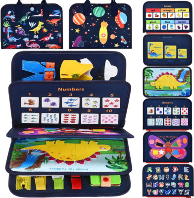 LUFENG Busy Board, Kinder Filz Spielzeug & Spielbretter, Montessori Busy Board pädagogisch