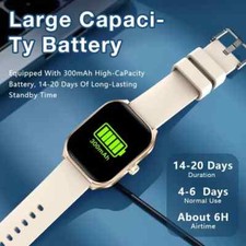 1pc Aolon NEW 2.01" Curved Screen Smart Watch, Wireless 5.3 HD Calling