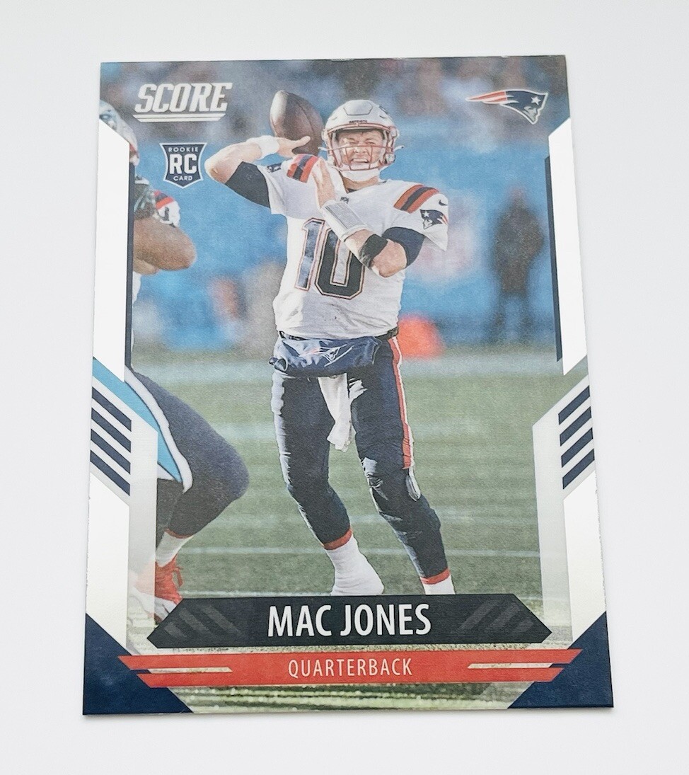2021 Panini Chronicles MAC JONES NFL Score Rookie Card RC #405