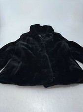 TempTierra Faux Fur Coat Black Lined Tilles Ft Smith, ARK  Missing Buttons