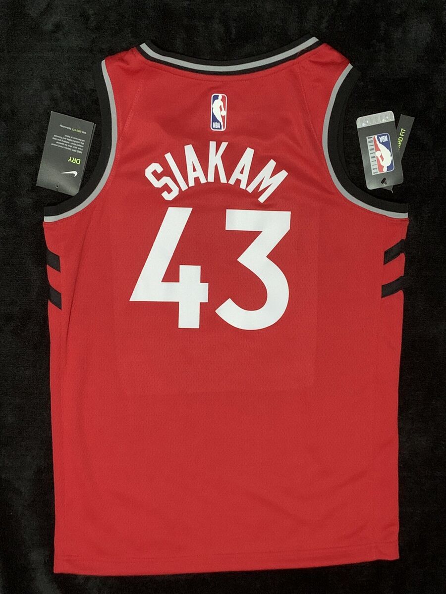 Unisex Nike Pascal Siakam Red Toronto Raptors Swingman Jersey - Icon Edition Size: Small