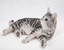 American Shorthair Lying Cat Decor Garden Statue Garden Decoration Home Decor