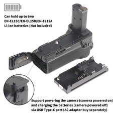 Vertical Battery Grip Holder Power Pack For Nikon Z8 Camera EN-EL15C as MB-N12