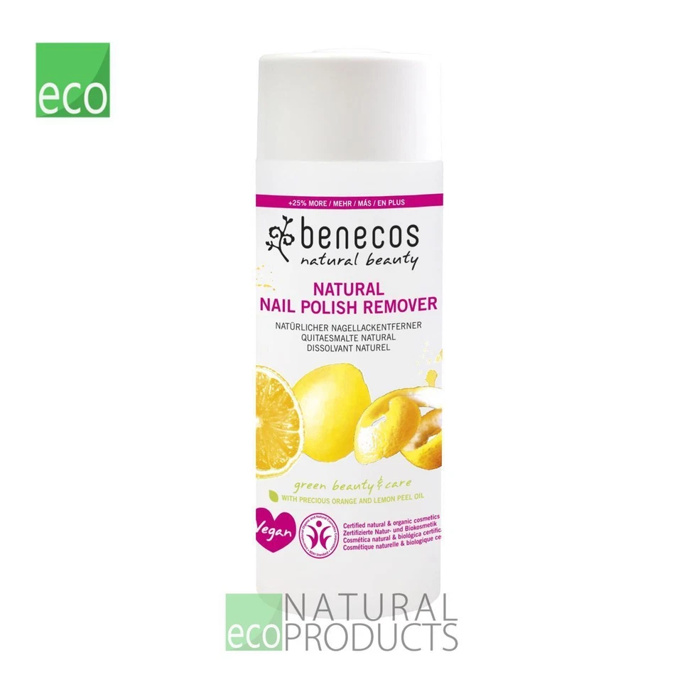 Benecos Natural Nail Polish Remover Acetone Free 125ml