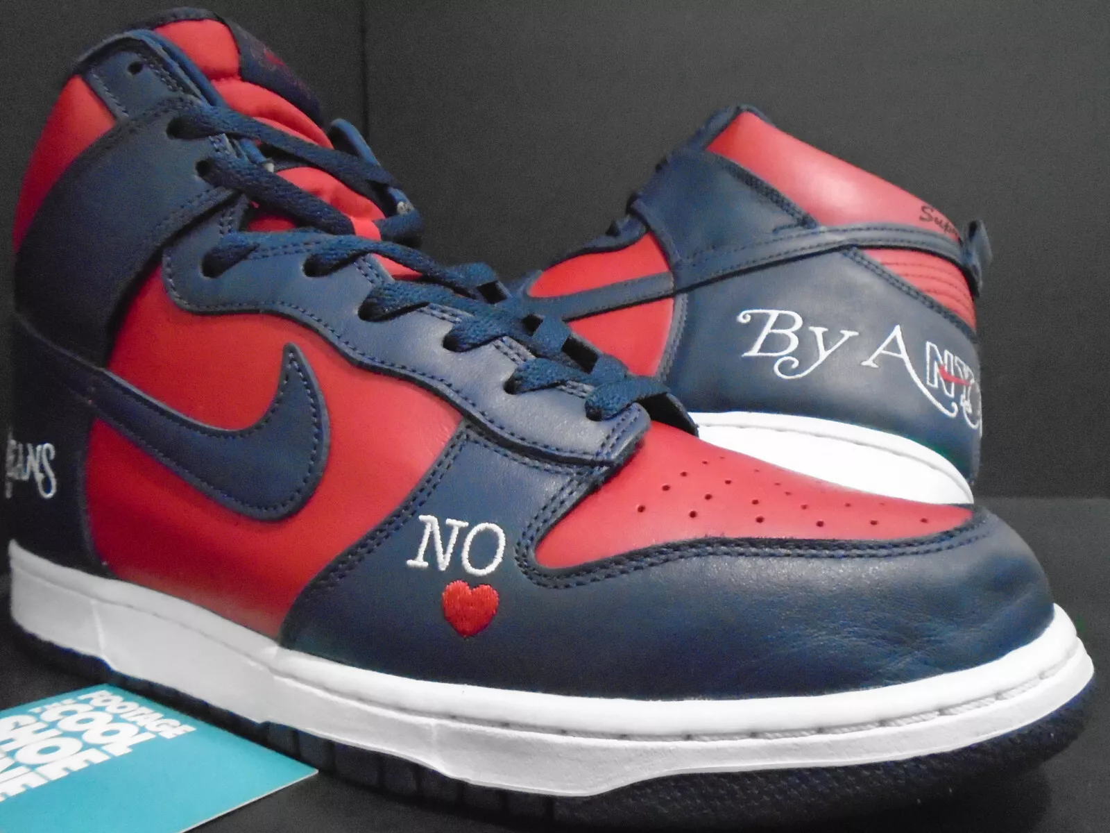 NIKE DUNK HIGH OG QS SB SUPREME BY ANY MEANS ROUGE MARINE BLEU BLANC DN3741 600 12