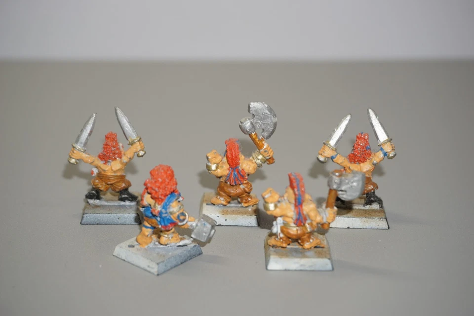 Warhammer Fantasy The Old World Dwarf Slayers x 5 - Image 4 of 4