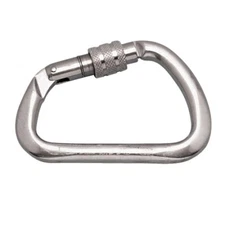 ALUMINUM XL CLIP SCREW LOCK CARABINER, 4-1/2"