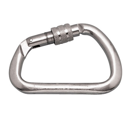 ALUMINUM XL CLIP SCREW LOCK CARABINER, 4-1/2" - Foto 1 di 1