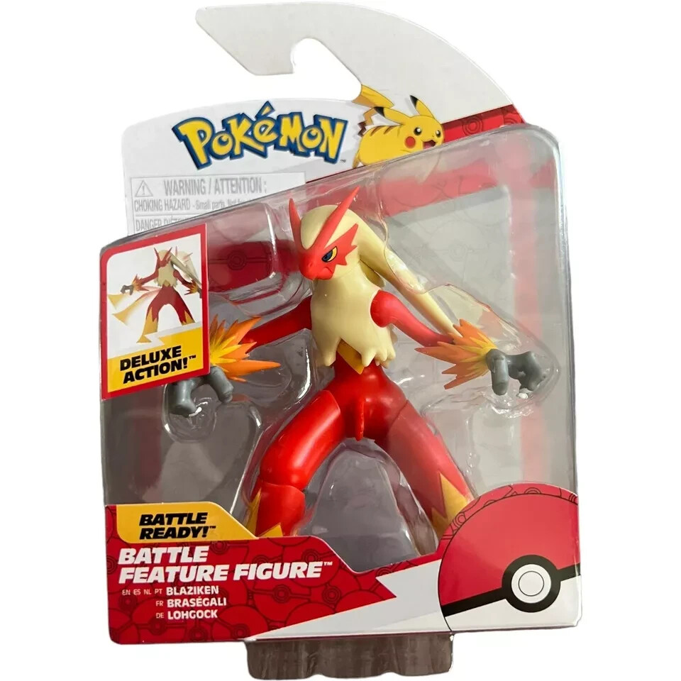 Pokemon Blaziken Battle Pack Nintendo Jazwares Deluxe Action Figure