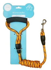 4.5 FT Heavy Duty Premium Braided Nylon Reflective Rope Dog Leash Swivel Clasp 