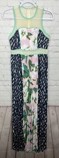 Jealous Tomato Sheer back pleated sleeveless maxi dress, sz S, GUC