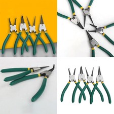 US 1 Sets of 4-Pc Heavy Duty Circlip Pliers Snap Ring External Internal Kit 7'