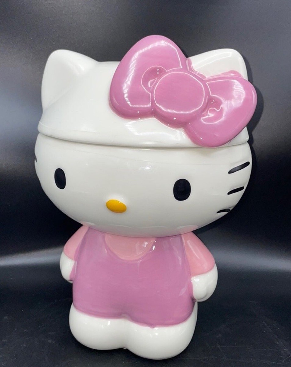 Sanrio Hello Kitty 10” Large Figural CANISTER Cookie Jar TikTok