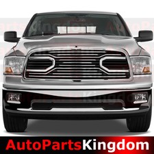 Big Horn Chrome Packaged Grilleshell Replacement For 09-12 Dodge Ram 15000
