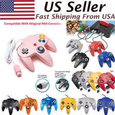 Classic Wired N64 Controller Joystick for Nintendo 64 N64 Console System Remote