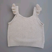 Rylee & Cru Knit Tank Heathered Oat Size 4-5years