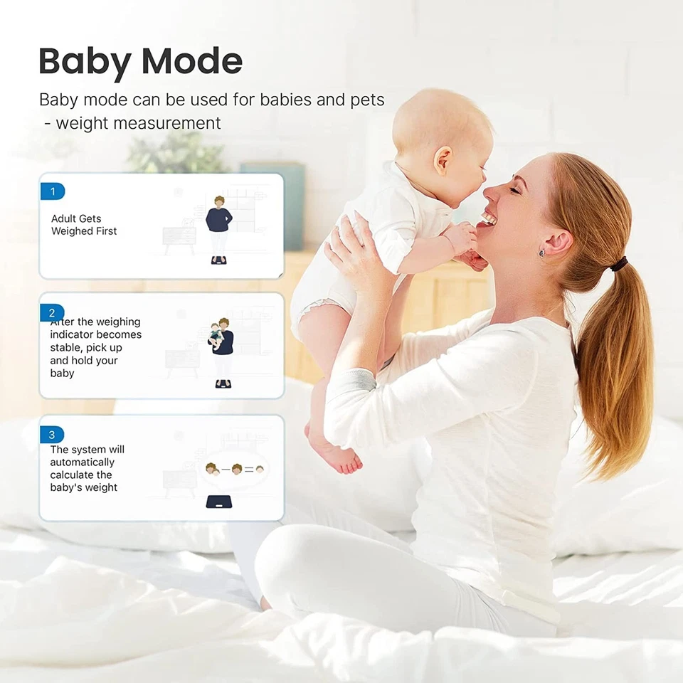 Báscula de Grasa Corporal Bluetooth RENPHO Báscula de Baño Recargable Regalo EE. UU. Foto 4 de 4