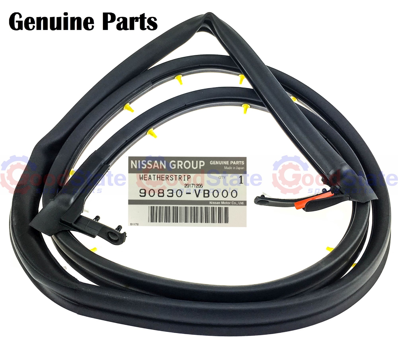 Joint De Fenêtre Arrière Droit D'origine Nissan Pour Patrol Y60 GQ - Référence 90310-06J00, Neuf Sous Blister