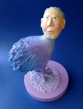 NEW! LAST NIGHT I HAD A STRANGE DREAM Folk Surreal Sculpture By Shapovalinko