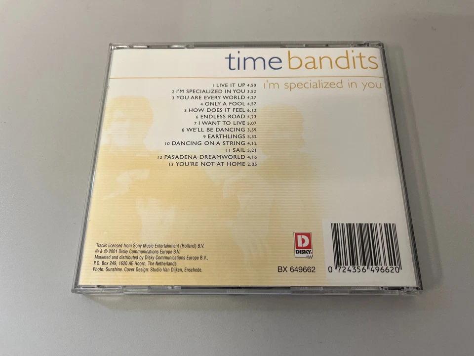Time Bandits – I'm Specialized In You - CD © 2001 - Live It Up.. - Bild 3 von 3