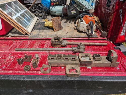 Vintage Craftsman Ratchet 26" Pipe Threader & Die Plumber Tools And Others Lot