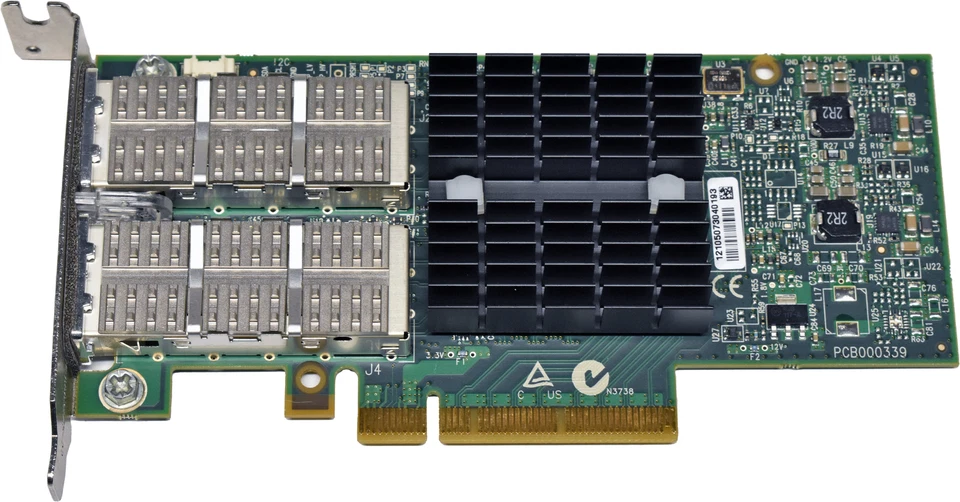 Fujitsu CA05954-2102 A3C40136900 2 porte FDR 54G QSFP+ Infiniband HCA NIC PCIex8 - Immagine 3 di 4