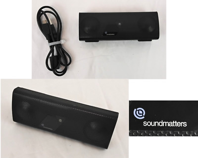 SoundMatters FoxL V2 Wireless Bluetooth Speaker Black w/ USB Cord #W4037