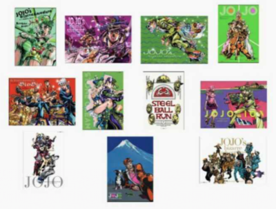 JOJO's Bizarre Adventure Exhibition 2012 Poster Part 1-8 ALL JOJO's Bizarre Adventure Exhibition 2012 Poster Part 1-8 ALL