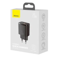 Adapter Baseus Ccxj-B01, Usb Type C/Usb, Black, 20 W