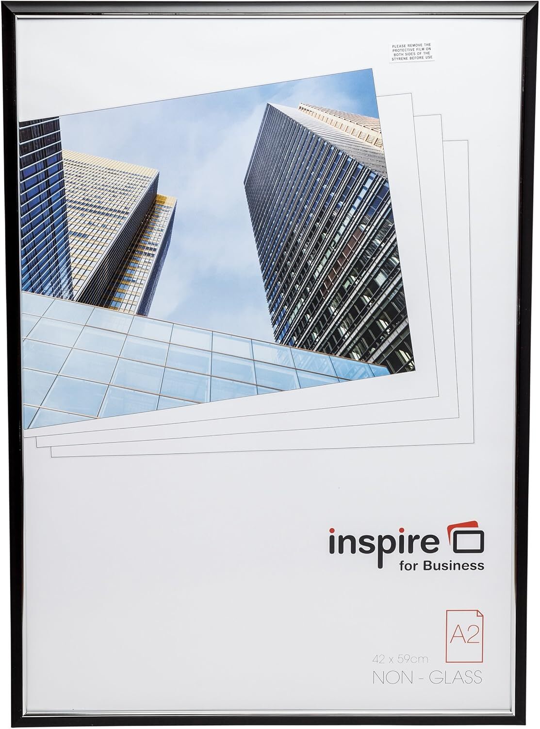 Рамки Hampton Frames EASYLOADER A2 42x59 см из экструдированного пластика, обернутого черной фольгой, Фото P