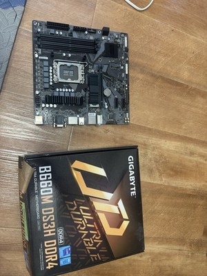 GIGABYTE B660M DS3H DDR4 LGA 1700 MicroATX Intel Mainboard