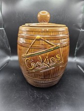 Vintage McCoys Whiskey Barrel Cookie Jar
