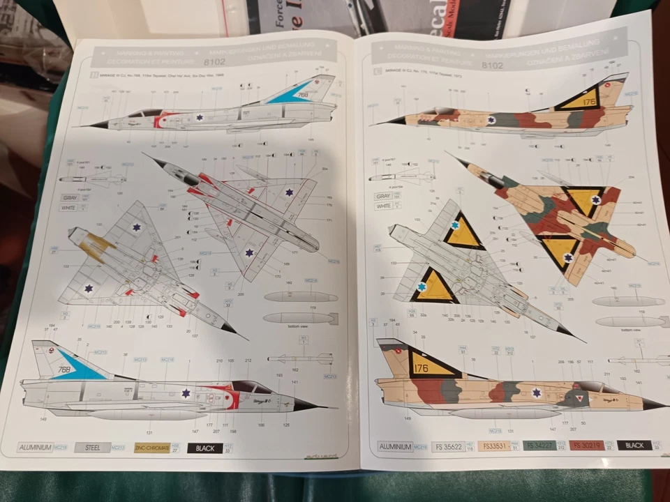 Mirage IIICJ + Fotoincisioni + Extradecal - Eduard 1/48 - Immagine 4 di 4