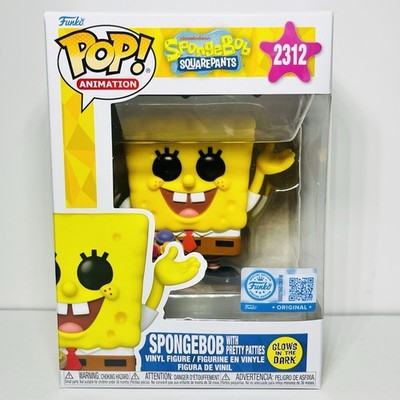 Funko Pop! SpongeBob with Pretty Patties (Glow) Exclusive #2312 W/ Protector 