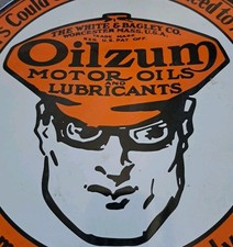 Oilzum In Collectible Gas & Oil Advertising Signs for sale | eBay