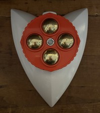 Vintage Atomic Space Age Deluxe Turret Lawn Water Sprinkler by Everain with Box