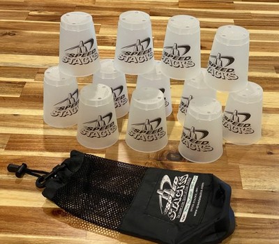 Speed Stacks 12 Official Sport Glow in the Dark Cups Plus Carrying Bag