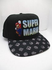Nintendo Super Mario Brothers Youth Hat Adjustable Snap Back Baseball Cap